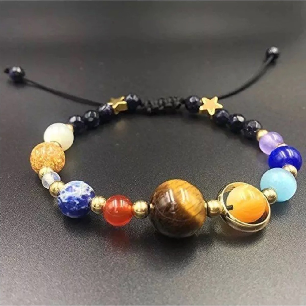 Solar System Space Galaxy Bracelet planets